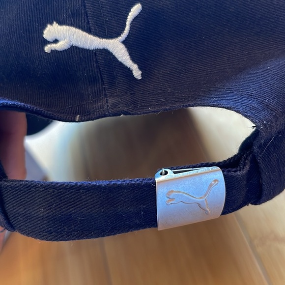 PUMA BALL CAP DARK BLUE ADJUSTABLE HEADBAND Puma Men's Baseball Cap - Picture 13 of 13